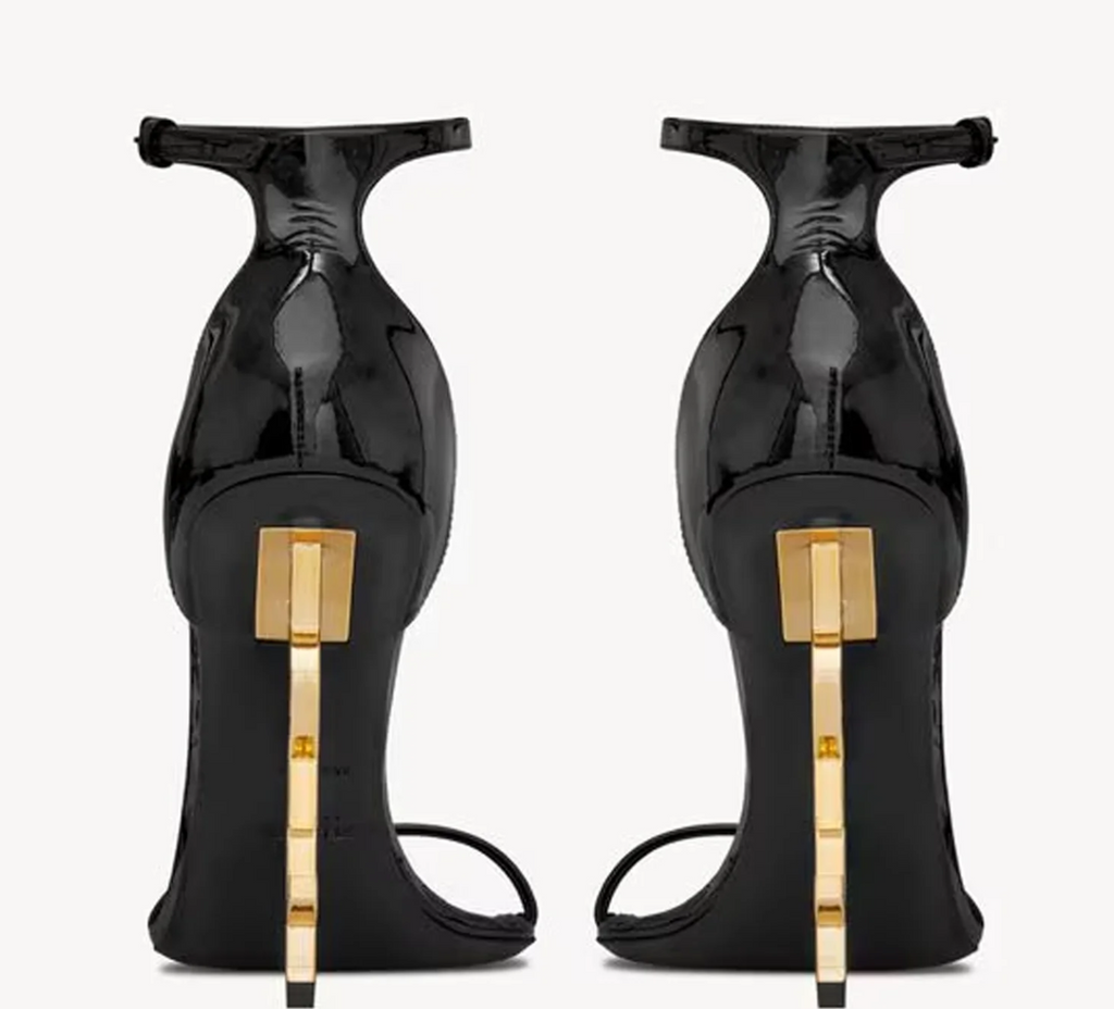 YSL LV BLACL&GOLD HEELS (LIMITED STOCK)