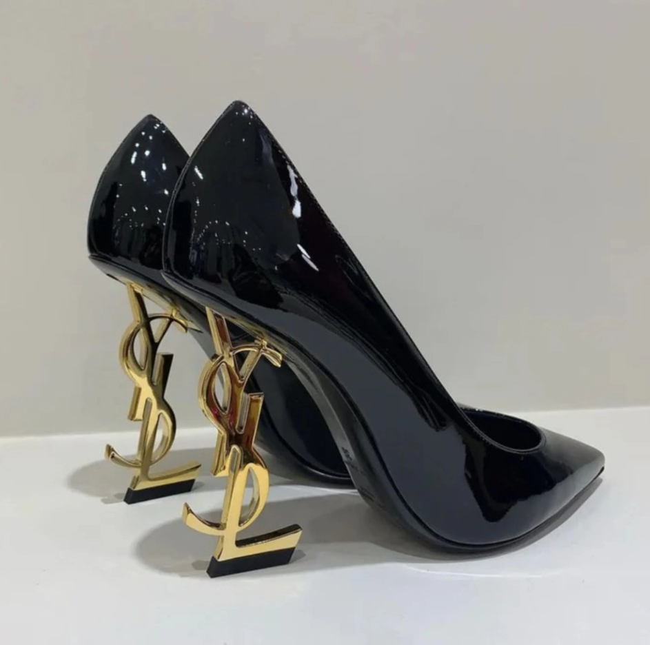YSL COURT SHOE - BLACK
